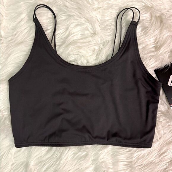 NWT Four Laps ‘Poise’ Longline Sports Bra in Graphite Size M - Picture 4 of 10